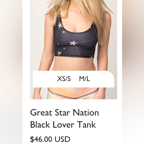 2-piece Teeki Top Pants set 🤩 worn twice. Darker Navy bottoms + Blue crop tank - Picture 16 of 16